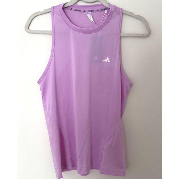 NWT Adidas Designed for Training Bliss Lilac Sleeveless Athletic Tank Top Sz XL - Picture 2 of 8